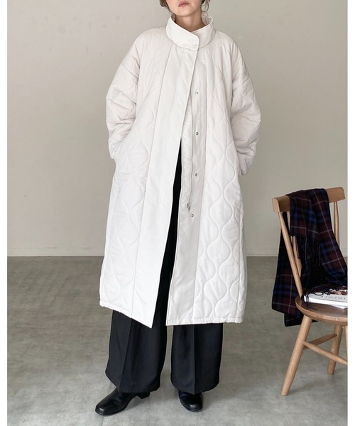 She's Closet ダウンコート ダウンジャケット 中綿ロング丈Aライン