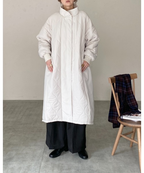 She's Closet ダウンコート ダウンジャケット 中綿ロング丈Aライン