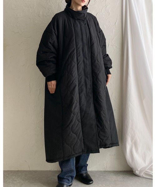 She's Closet ダウンコート ダウンジャケット 中綿ロング丈Aライン