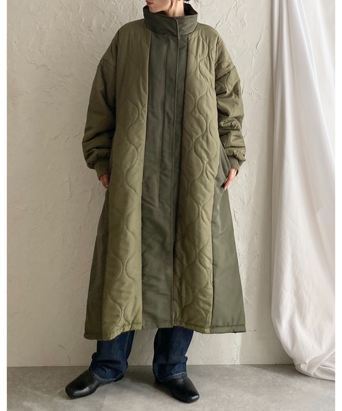 She's Closet ダウンコート ダウンジャケット 中綿ロング丈Aライン