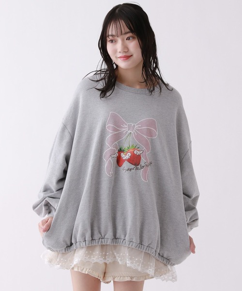 repipi armario（レピピアルマリオ） tシャツ 「ニコラコラボ」レース