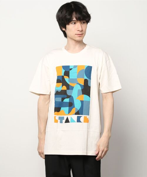 「STANCE」 半袖Tシャツ MEDIUM ホワイト系その他 メンズ_画像5
