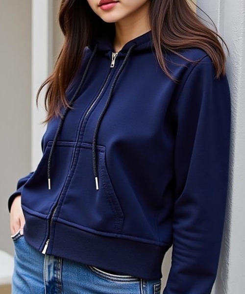 cammie パーカー ベーシックショートパーカー レディース : ZOZOTOWN