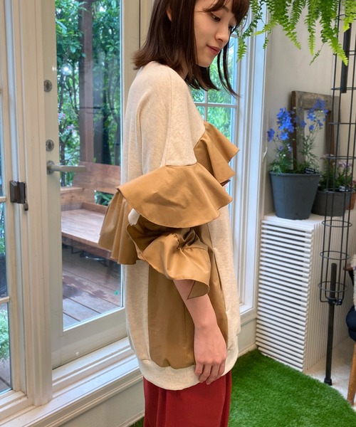 「AVIE」 スウェットカットソー 38 ネイビー レディース_画像4