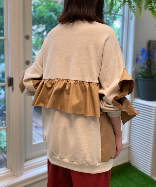 「AVIE」 スウェットカットソー 38 ネイビー レディース_画像5