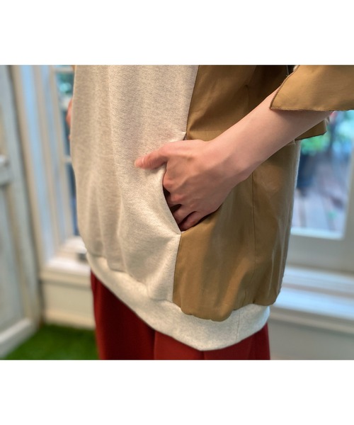 「AVIE」 スウェットカットソー 38 ネイビー レディース_画像7