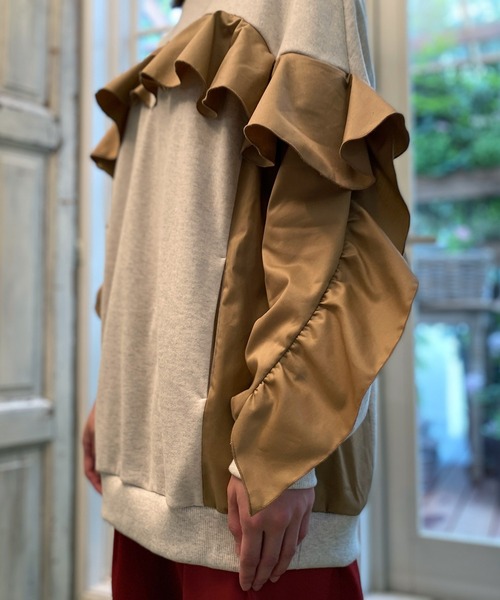 「AVIE」 スウェットカットソー 38 ネイビー レディース_画像8