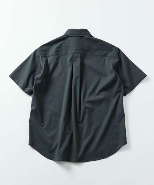 「FREAK'S STORE」 半袖シャツ「AiRideコラボ」 LARGE チャコールグレー メンズ_画像9
