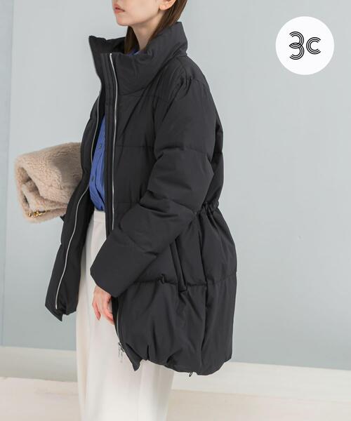 ダウンコート ダウンジャケット LIMONTA撥水ミドルダウンコート