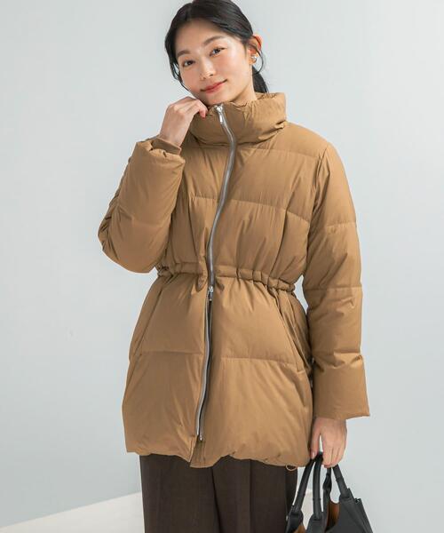 ダウンコート ダウンジャケット LIMONTA撥水ミドルダウンコート