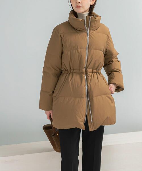 ダウンコート ダウンジャケット LIMONTA撥水ミドルダウンコート