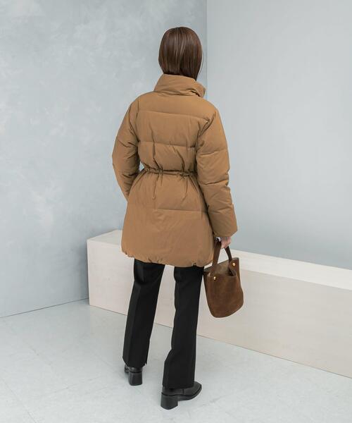 ダウンコート ダウンジャケット LIMONTA撥水ミドルダウンコート