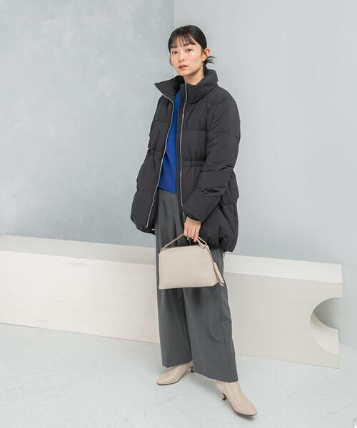 ダウンコート ダウンジャケット LIMONTA撥水ミドルダウンコート