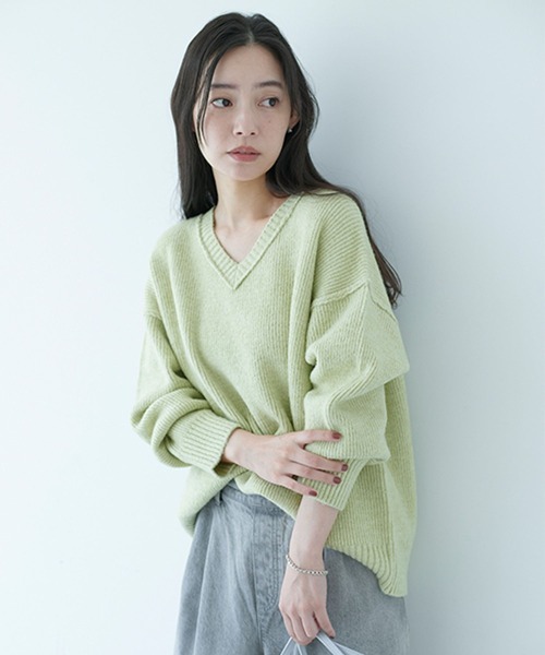 baziruSEEALL ニット　定価¥63,800 サイズ1 studio CLIP（スタディオクリップ） ニット セーター 「natural by