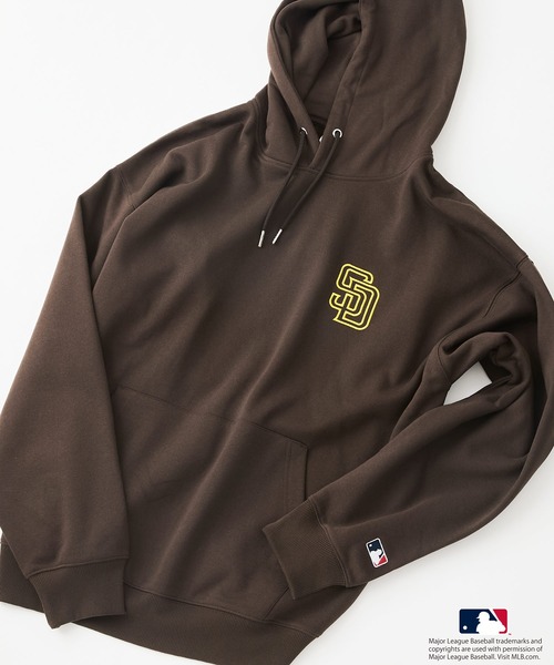MLB パーカー 「MLB/メジャーリーグベースボール」裏起毛 バックロゴ