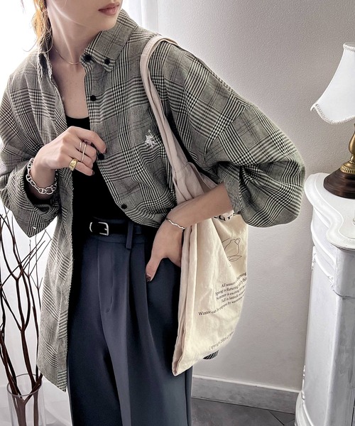 「classicalelf」 長袖シャツ SMALL グレー レディース_画像5