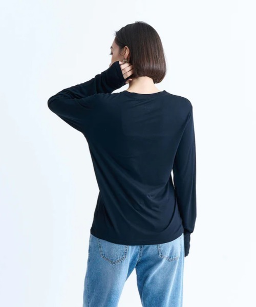 ROXY（ロキシー） 長袖カットソー MEDIUM ブラック レディース