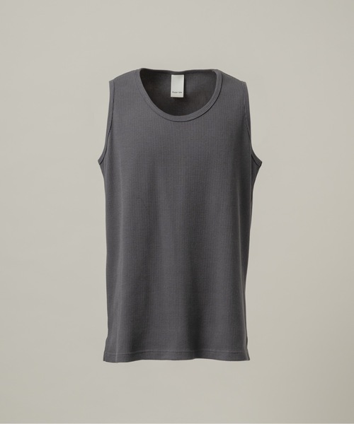 Casper John（キャスパージョン） タンクトップ Layered waffle tank