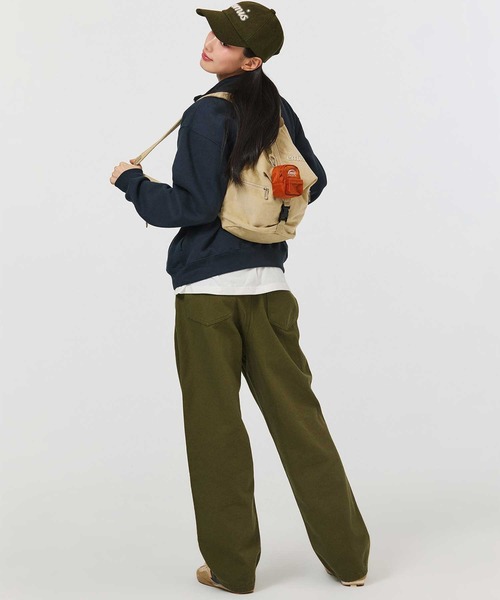 emis デイバック リュック CORDUROY CONVERTIBLE BACKPACK レディース
