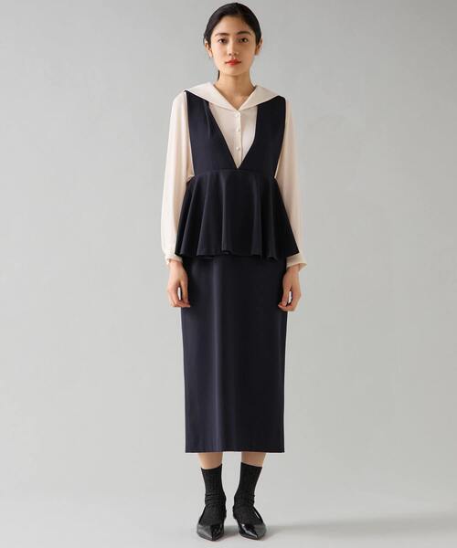 ジャンパースカート ペプラムジャンパースカート | Tiara | 02