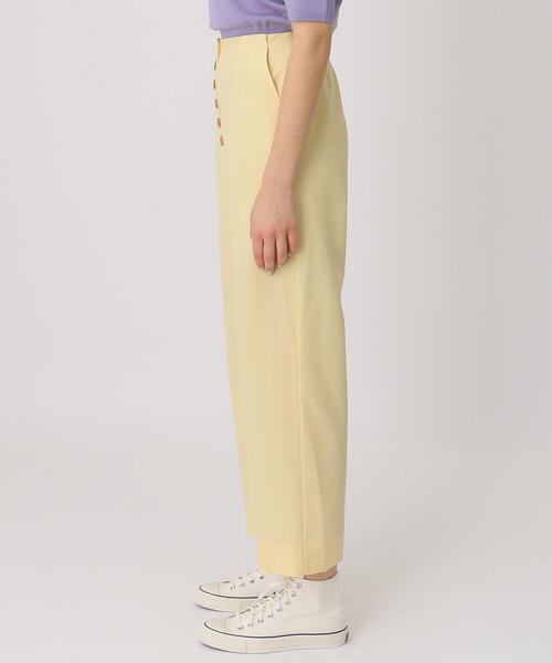 「BACCA」 パンツ 34 イエロー レディース_画像2