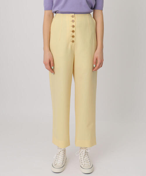 「BACCA」 パンツ 34 イエロー レディース_画像5