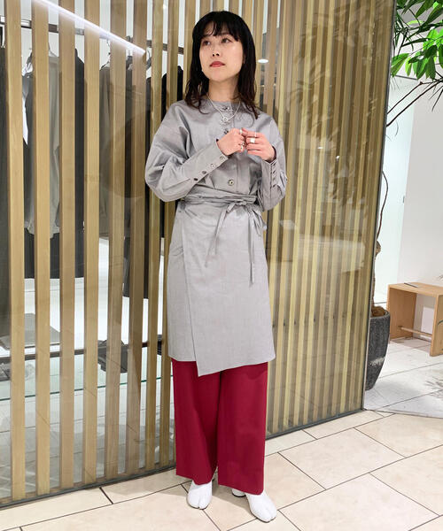 「BACCA」 パンツ 34 イエロー レディース_画像6