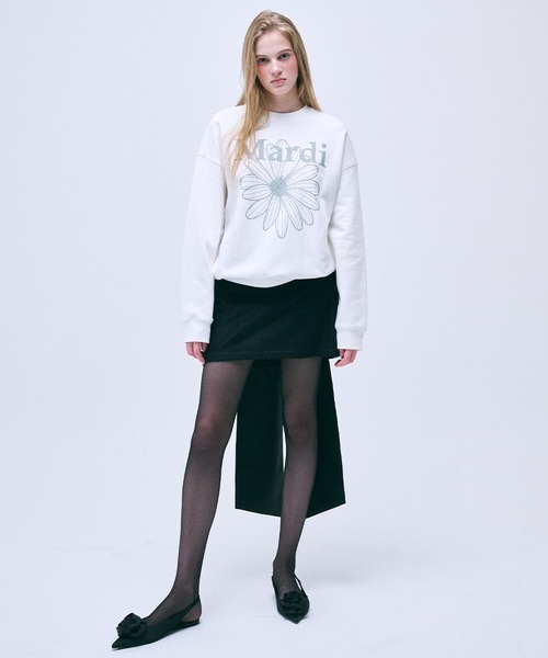 「Mardi Mercredi」 スウェットカットソー FREE ヘザーグレー レディース_画像4