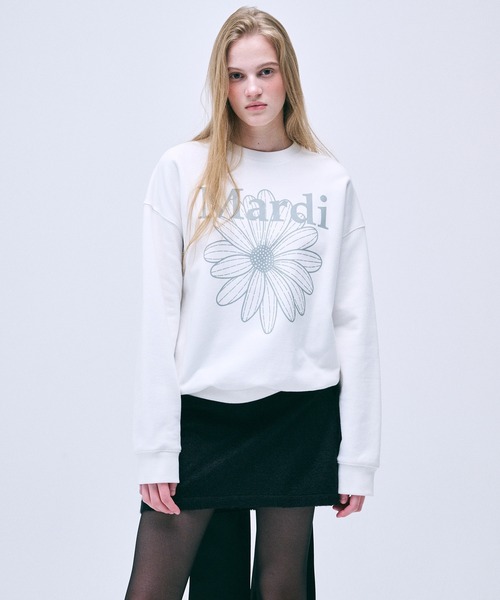 「Mardi Mercredi」 スウェットカットソー FREE ヘザーグレー レディース_画像5