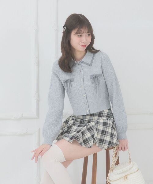 MAJESTIC LEGON（マジェスティックレゴン） カーディガン バイカラー