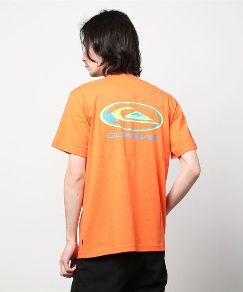 「Quiksilver」 半袖Tシャツ L オレンジ メンズ_画像3
