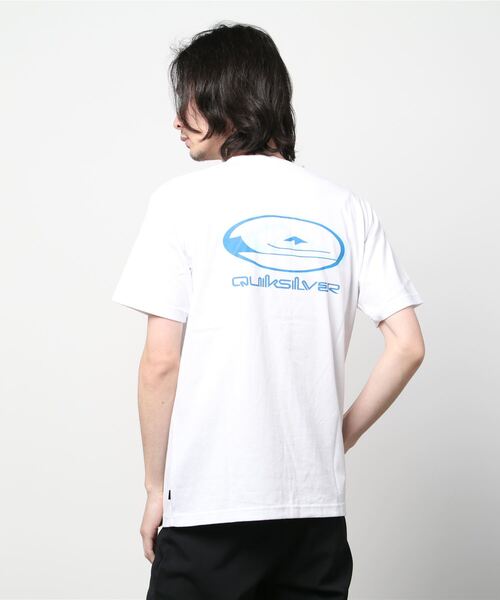 「Quiksilver」 半袖Tシャツ L オレンジ メンズ_画像4