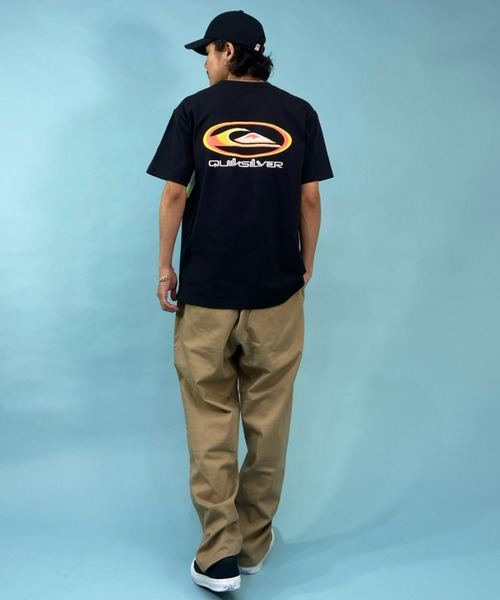 「Quiksilver」 半袖Tシャツ L オレンジ メンズ_画像9