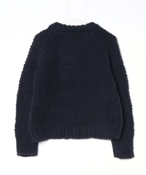 「iliann loeb」 長袖ニット FREE ネイビー レディース_画像2