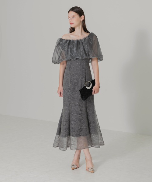 「Leja」 ノースリーブワンピース MEDIUM ブラウン レディースの画像