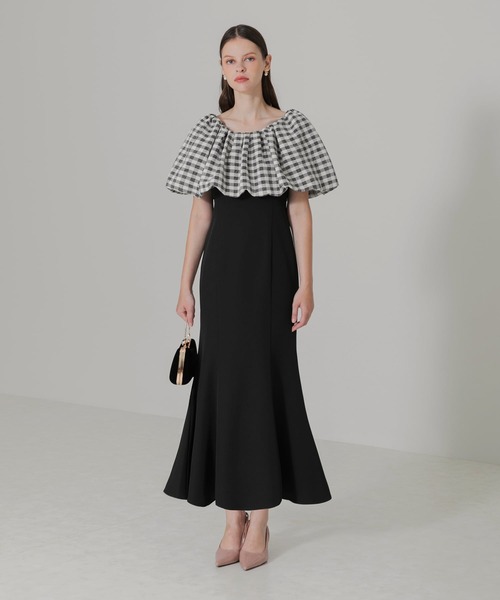 「Leja」 ノースリーブワンピース MEDIUM ブラウン レディースの画像