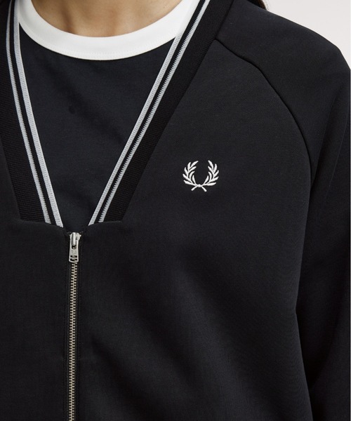 FRED PERRY（フレッドペリー） カーディガン Sheer Tipped Sweatshirt