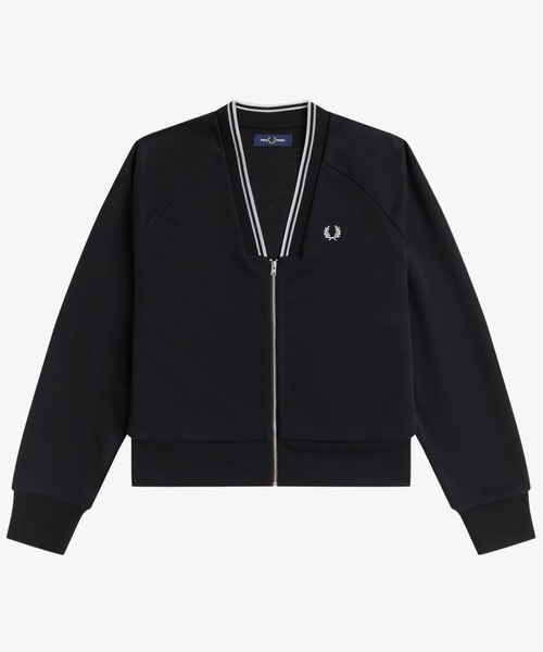 FRED PERRY（フレッドペリー） カーディガン Sheer Tipped Sweatshirt