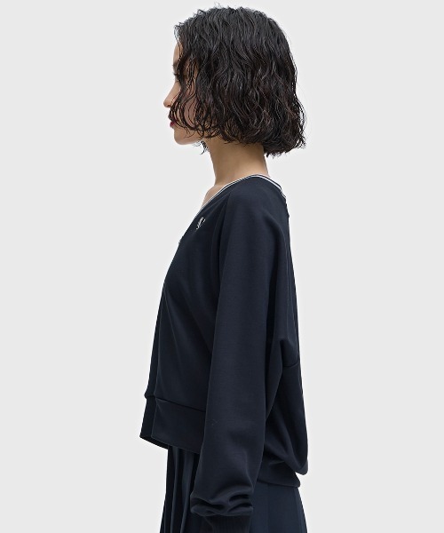 FRED PERRY（フレッドペリー） カーディガン Sheer Tipped Sweatshirt