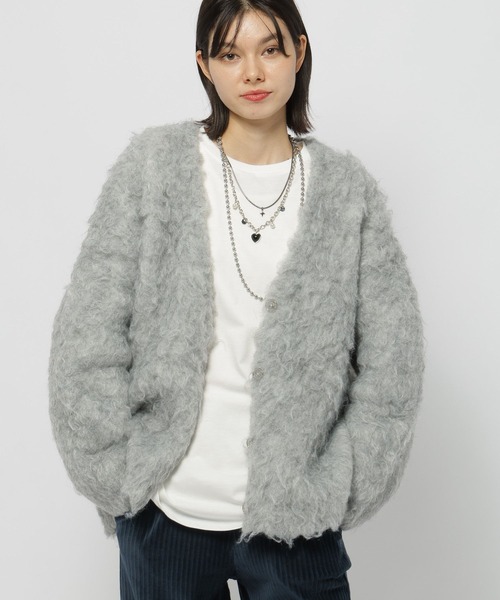 niko and…（ニコアンド） ニットカーディガン FREE ブラウン