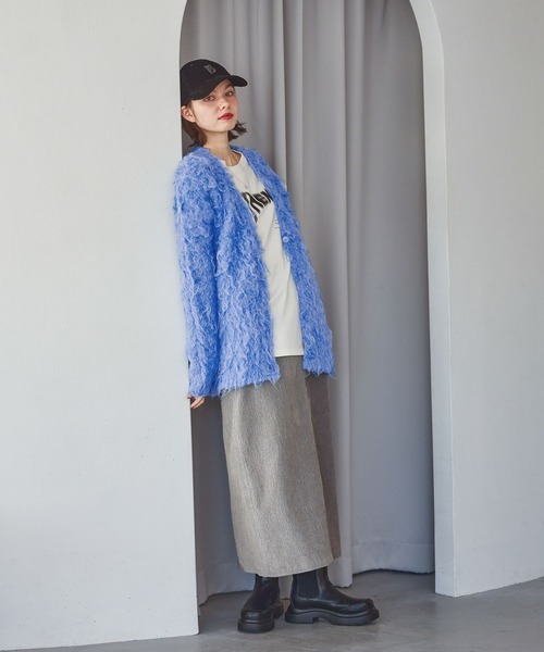 niko and…（ニコアンド） ニットカーディガン FREE ブラウン