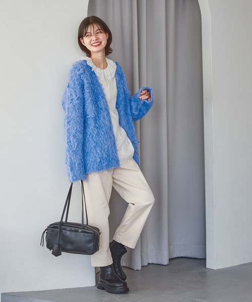 niko and…（ニコアンド） ニットカーディガン FREE ブラウン