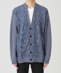 「LOVELESS」 カーディガン M オフホワイト メンズの画像2