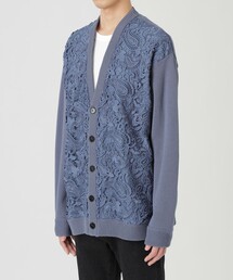 「LOVELESS」 カーディガン M オフホワイト メンズの画像3