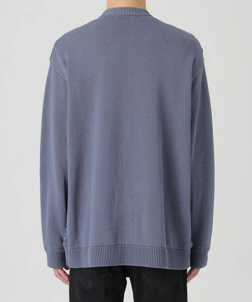 「LOVELESS」 カーディガン M オフホワイト メンズの画像4