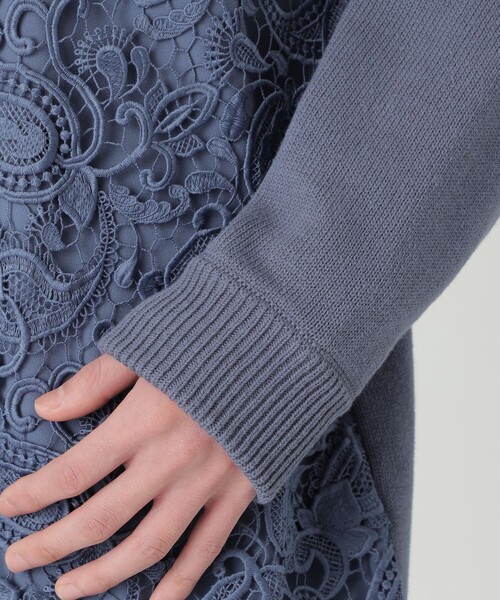 「LOVELESS」 カーディガン M オフホワイト メンズの画像5