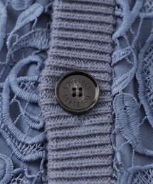 「LOVELESS」 カーディガン M オフホワイト メンズの画像6