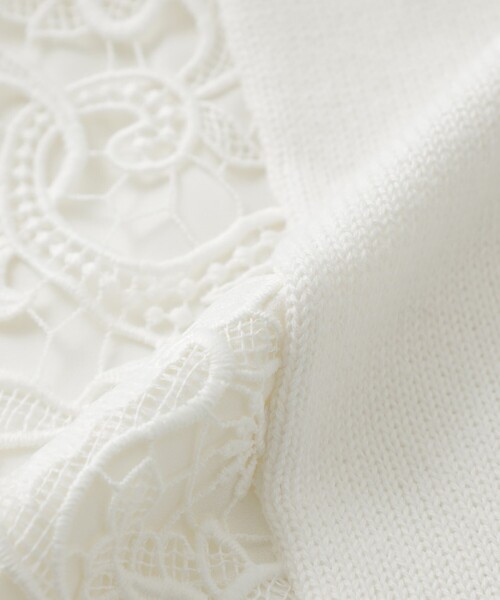 「LOVELESS」 カーディガン M オフホワイト メンズの画像7