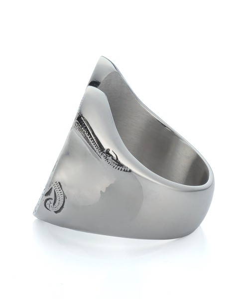 「LION HEART」 リング - シルバー メンズ_画像3