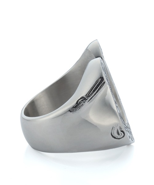 「LION HEART」 リング - シルバー メンズ_画像4